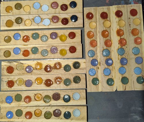 Watercolor Palettes, freshly made